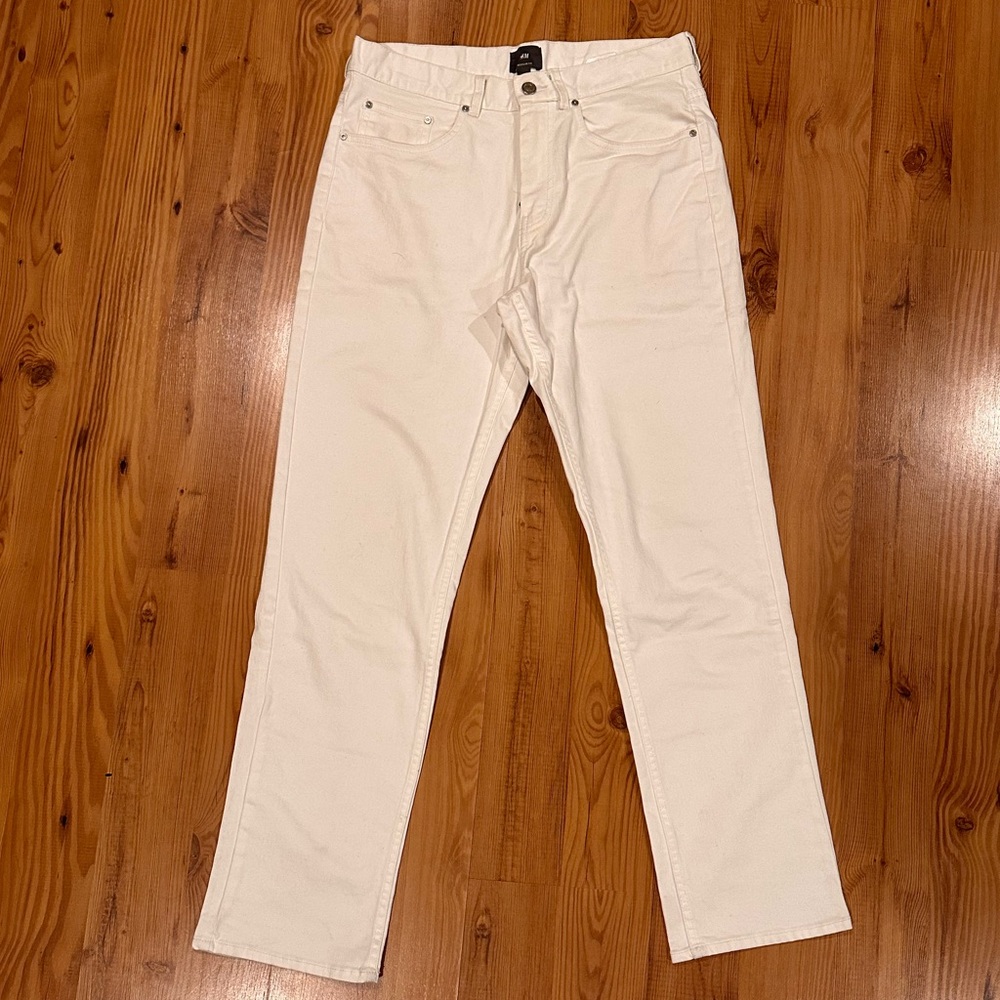 H&M White Pants